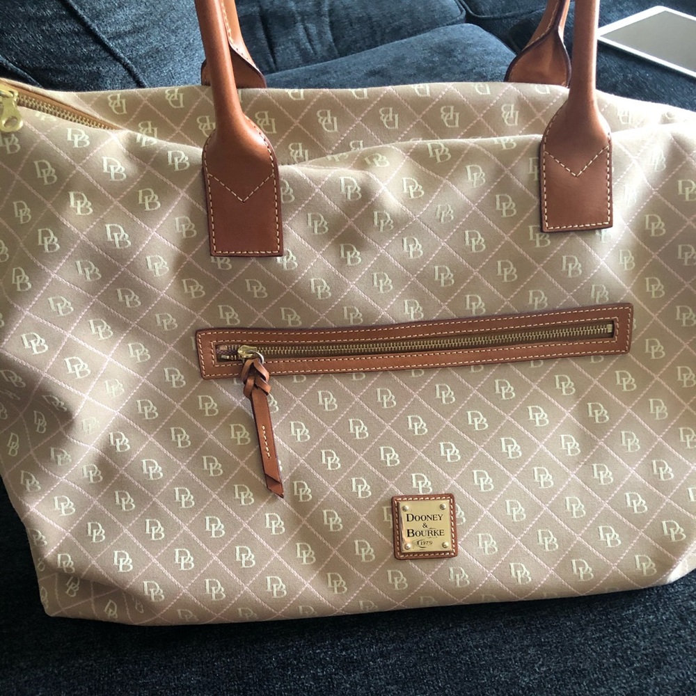 Dooney and Bourke duffle travel bag